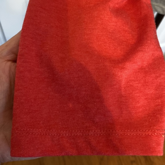 ED gray & red sleeve shirt w/Xmas dog & candy cain with verbiage “oh what fun!”L - Picture 7 of 10